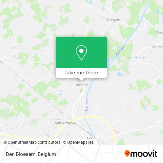 Den Bloesem map