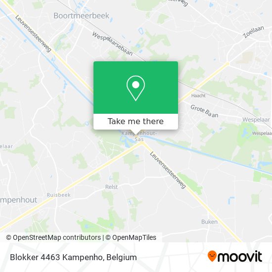 Blokker 4463 Kampenho map