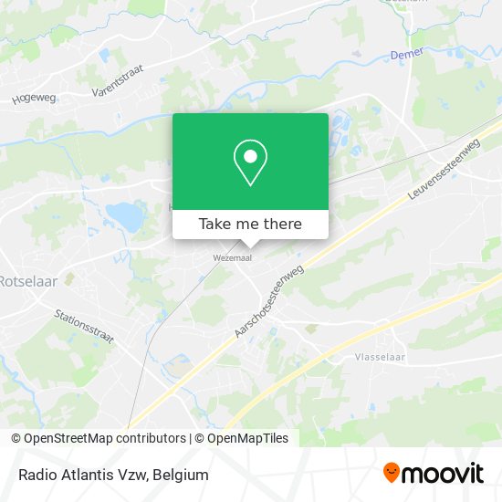 Radio Atlantis Vzw map