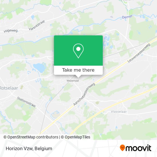 Horizon Vzw map