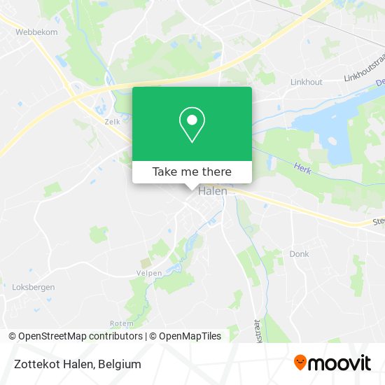 Zottekot Halen plan