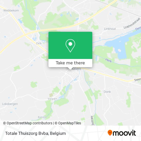 Totale Thuiszorg Bvba map