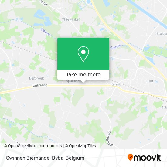 Swinnen Bierhandel Bvba map