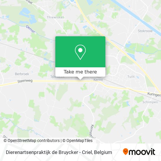 Dierenartsenpraktijk de Bruycker - Criel map