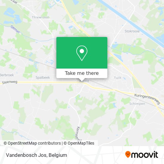 Vandenbosch Jos map