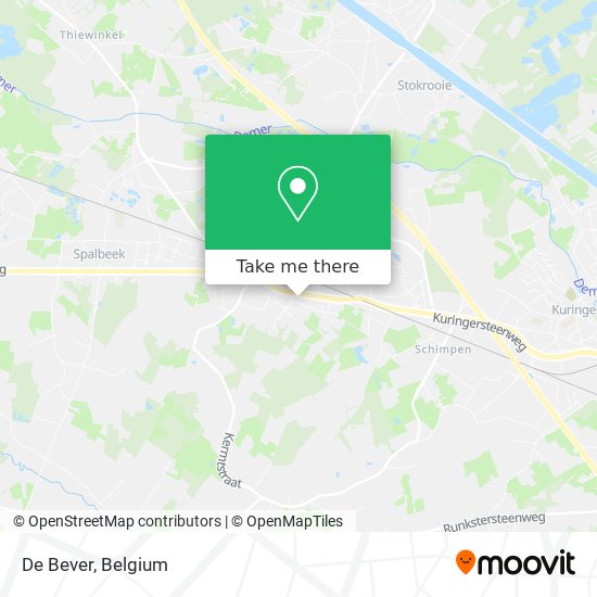 De Bever map