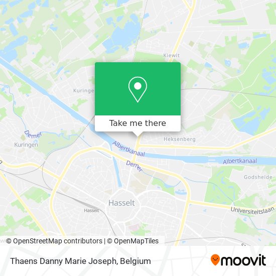 Thaens Danny Marie Joseph map