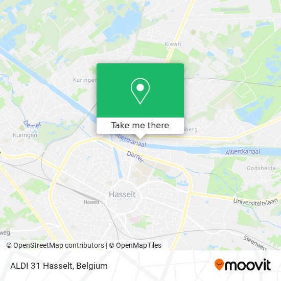 ALDI 31 Hasselt map