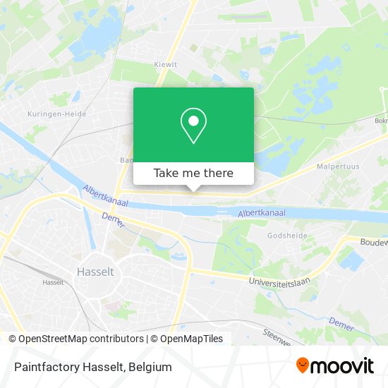 Paintfactory Hasselt map