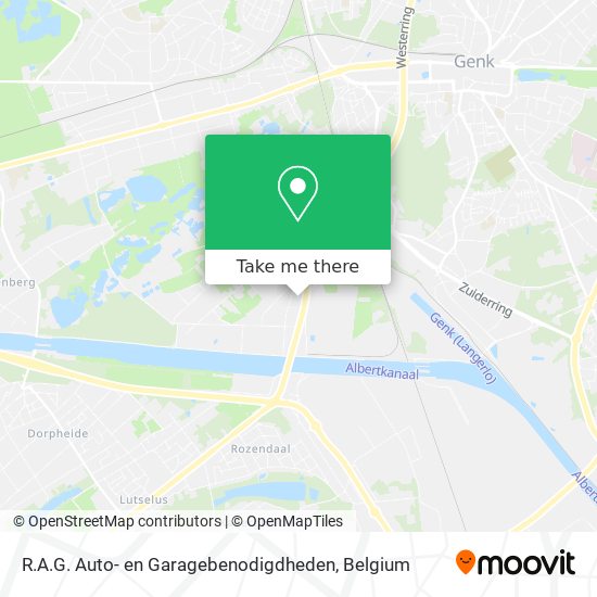 R.A.G. Auto- en Garagebenodigdheden plan