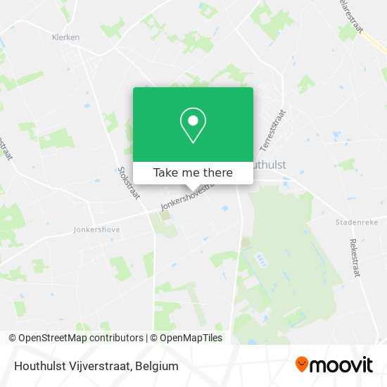 Houthulst Vijverstraat map