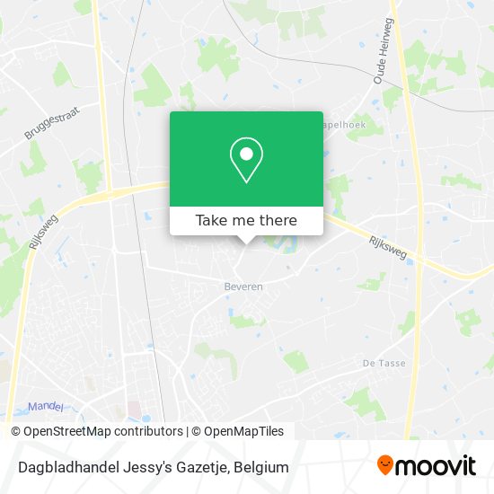 Dagbladhandel Jessy's Gazetje map