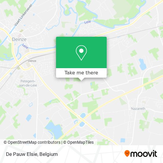 De Pauw Elsie map