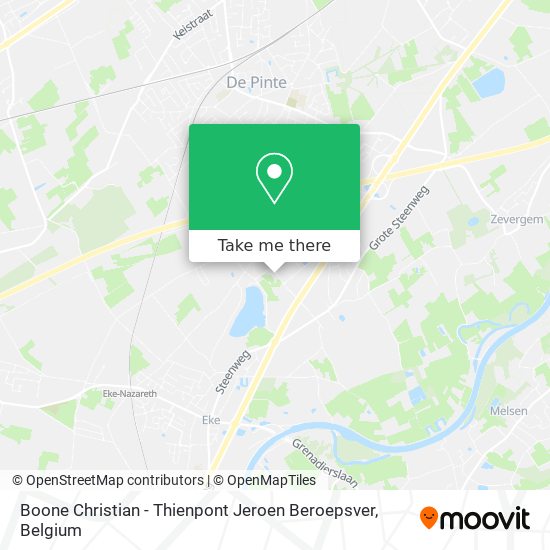 Boone Christian - Thienpont Jeroen Beroepsver map