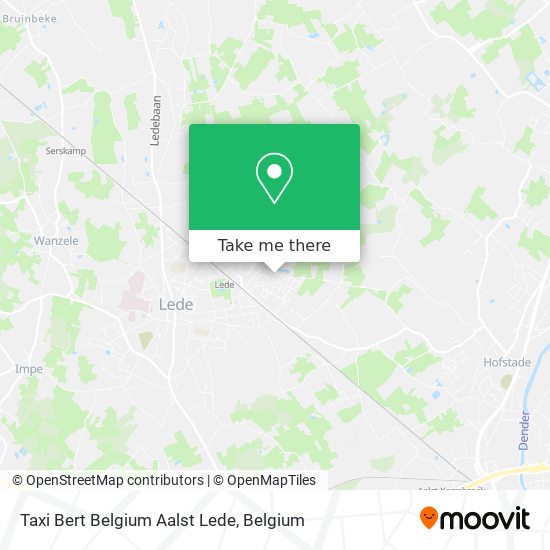 Taxi Bert Belgium Aalst Lede plan