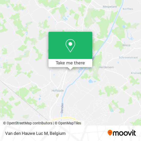 Van den Hauwe Luc M map