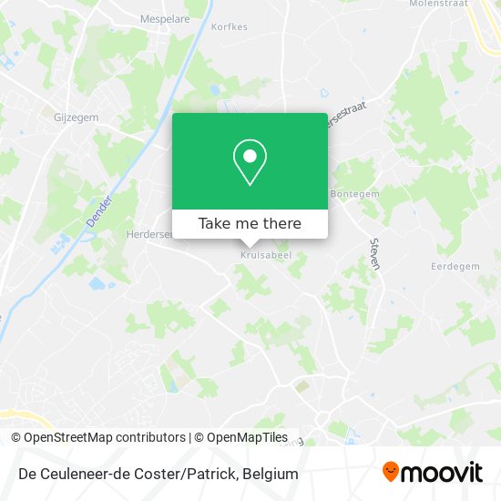 De Ceuleneer-de Coster/Patrick map