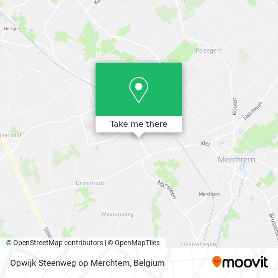 Opwijk Steenweg op Merchtem plan