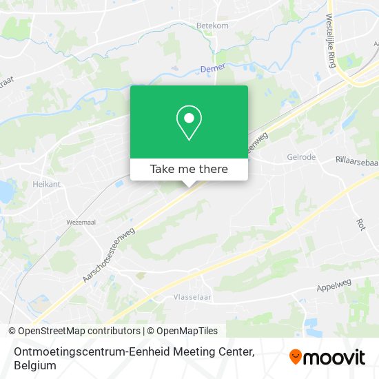 Ontmoetingscentrum-Eenheid Meeting Center map