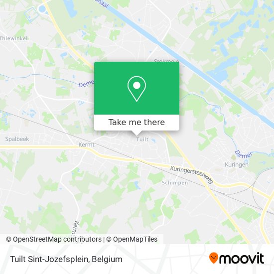 Tuilt Sint-Jozefsplein map