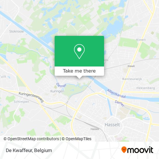 De Kwaffeur map