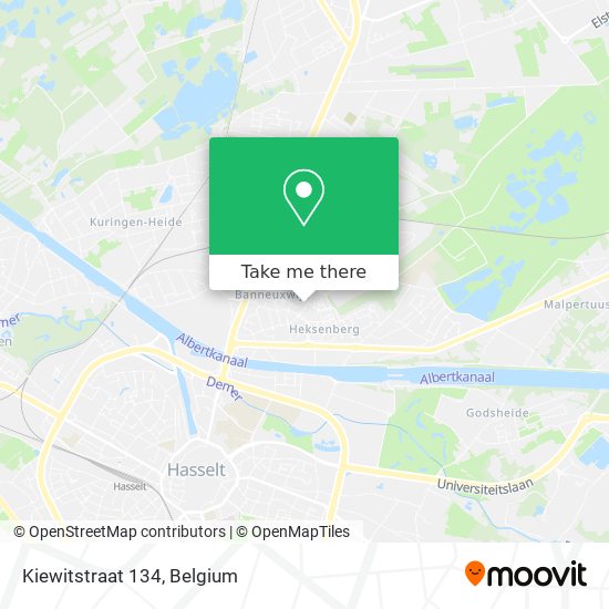 Kiewitstraat 134 plan