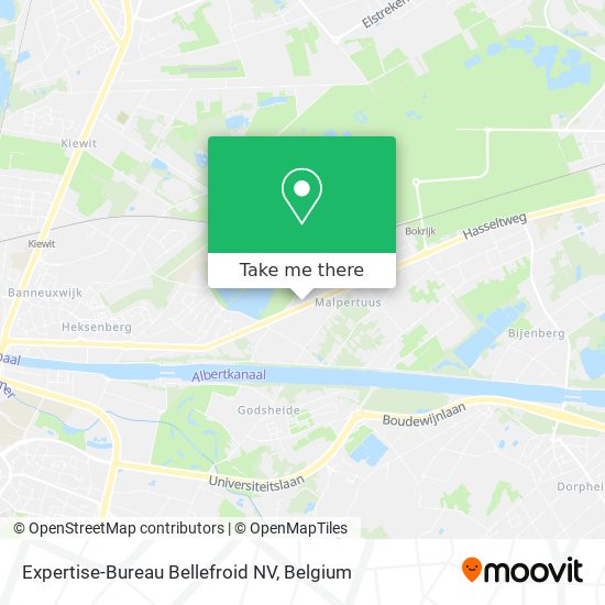 Expertise-Bureau Bellefroid NV map