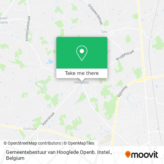 Gemeentebestuur van Hooglede Openb. Instel. plan