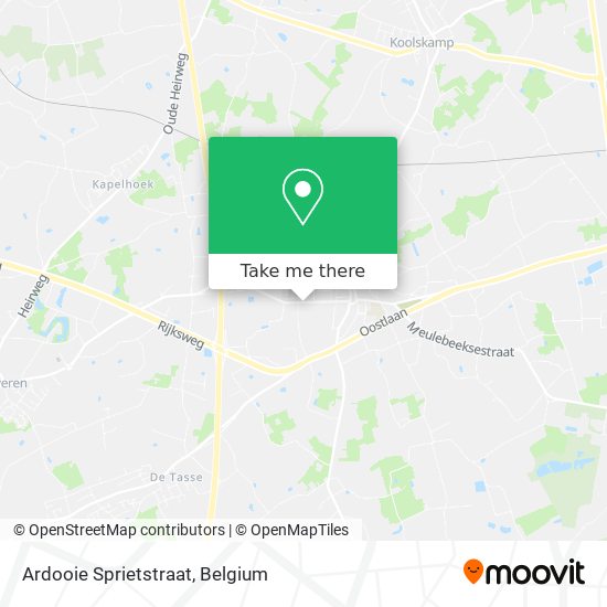 Ardooie Sprietstraat plan