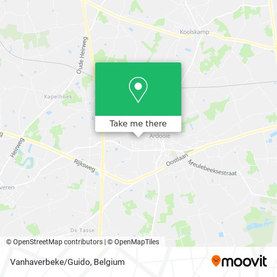Vanhaverbeke/Guido map