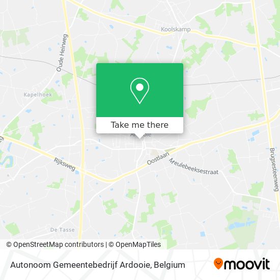 Autonoom Gemeentebedrijf Ardooie plan