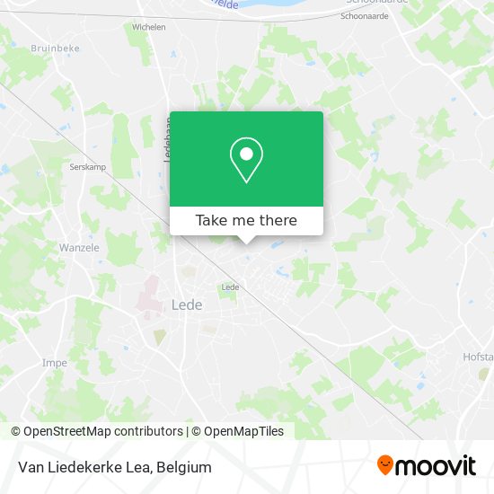 Van Liedekerke Lea map