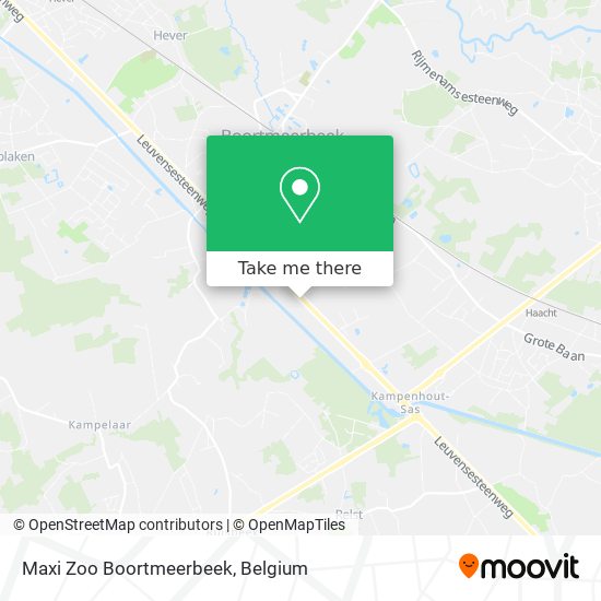 Maxi Zoo Boortmeerbeek plan