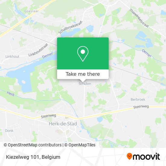 Kiezelweg 101 map