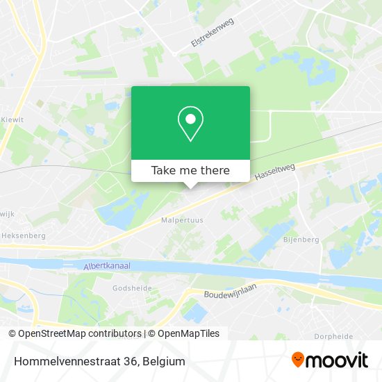 Hommelvennestraat 36 map