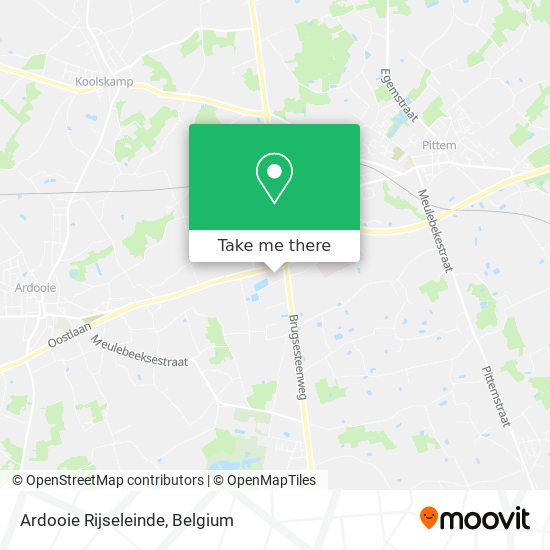Ardooie Rijseleinde map