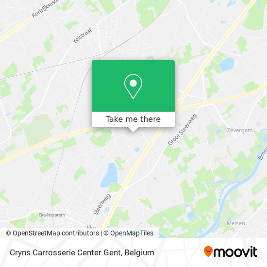 Cryns Carrosserie Center Gent plan