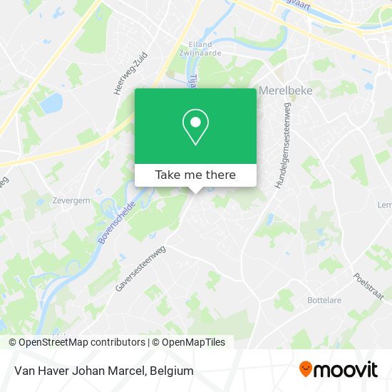 Van Haver Johan Marcel map