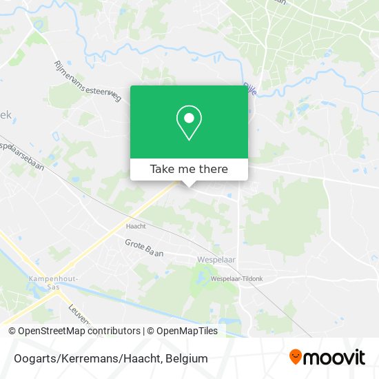 Oogarts/Kerremans/Haacht map