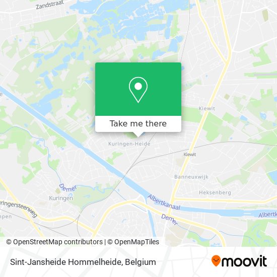Sint-Jansheide Hommelheide plan