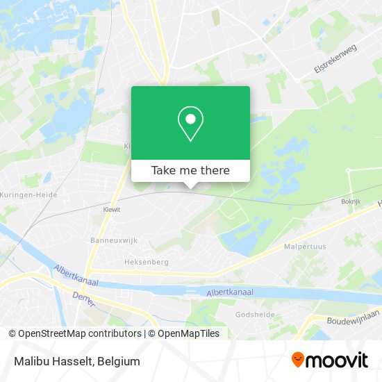 Malibu Hasselt map