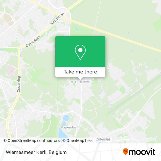 Wiemesmeer Kerk map