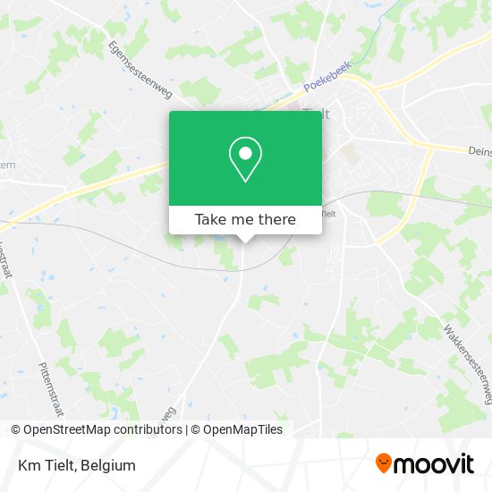 Km Tielt plan