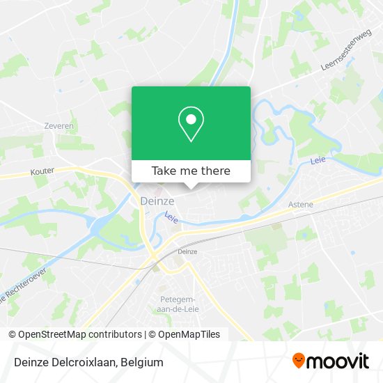 Deinze Delcroixlaan plan