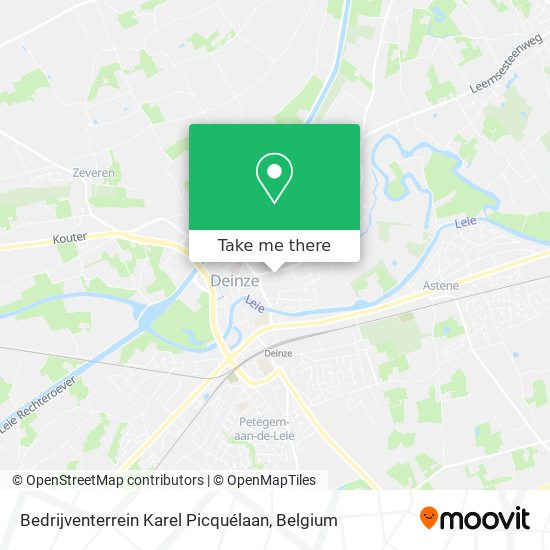 Bedrijventerrein Karel Picquélaan map