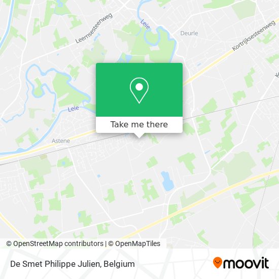 De Smet Philippe Julien map
