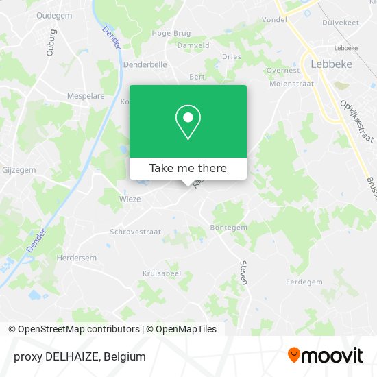 proxy DELHAIZE map