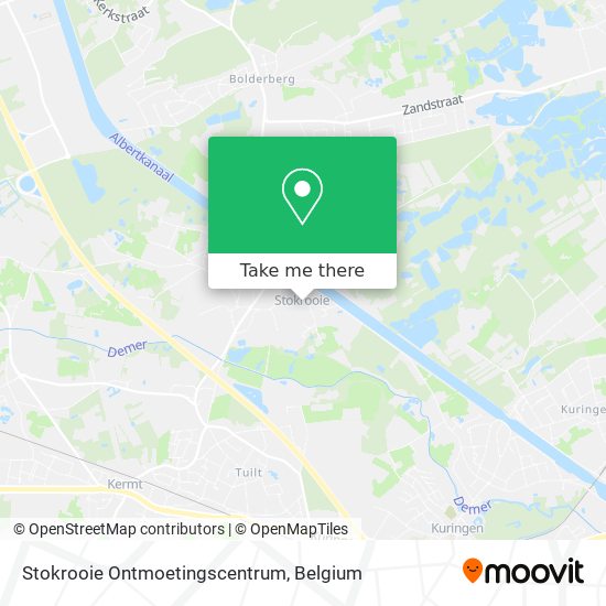 Stokrooie Ontmoetingscentrum map