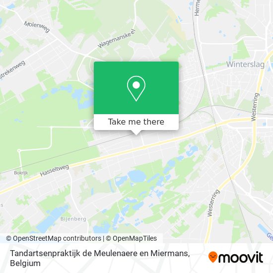 Tandartsenpraktijk de Meulenaere en Miermans plan