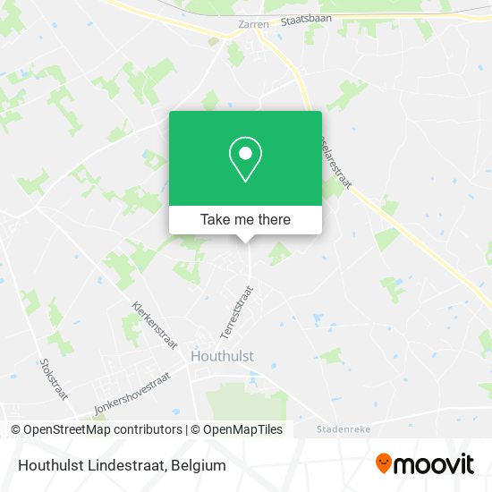 Houthulst Lindestraat map